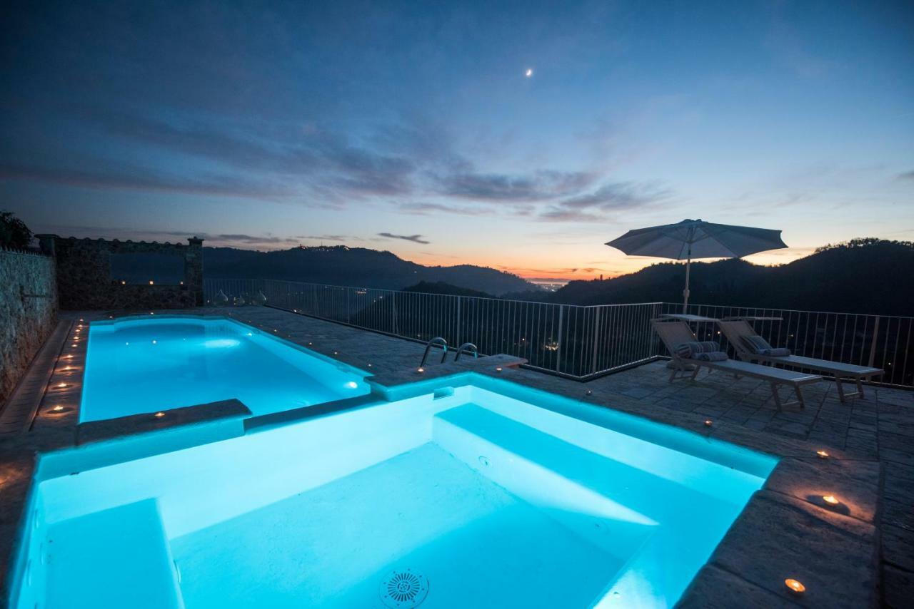 Charming Farmhouse In The Hills, Private Pool, Sea View, Dream Panorama كامايوري المظهر الخارجي الصورة
