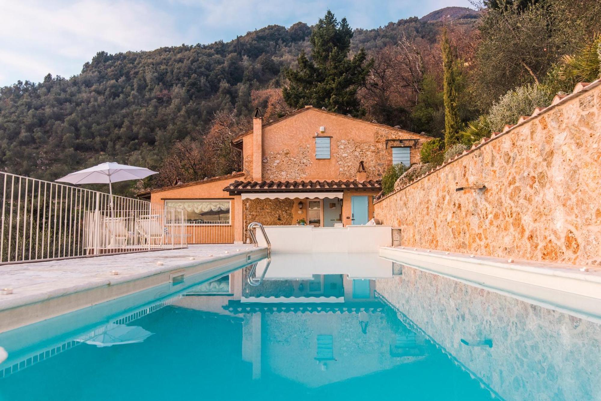 Charming Farmhouse In The Hills, Private Pool, Sea View, Dream Panorama كامايوري المظهر الخارجي الصورة