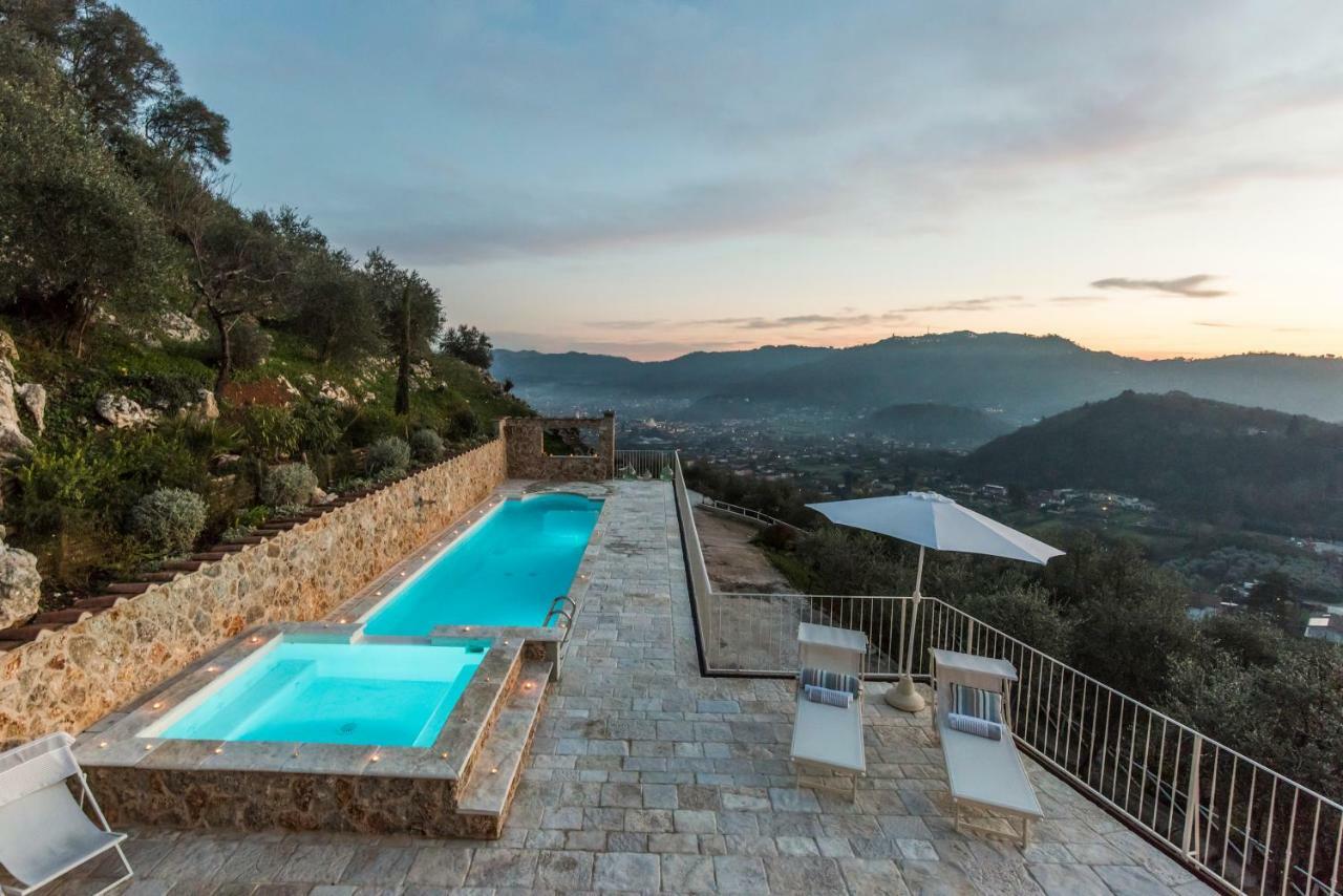 Charming Farmhouse In The Hills, Private Pool, Sea View, Dream Panorama كامايوري المظهر الخارجي الصورة