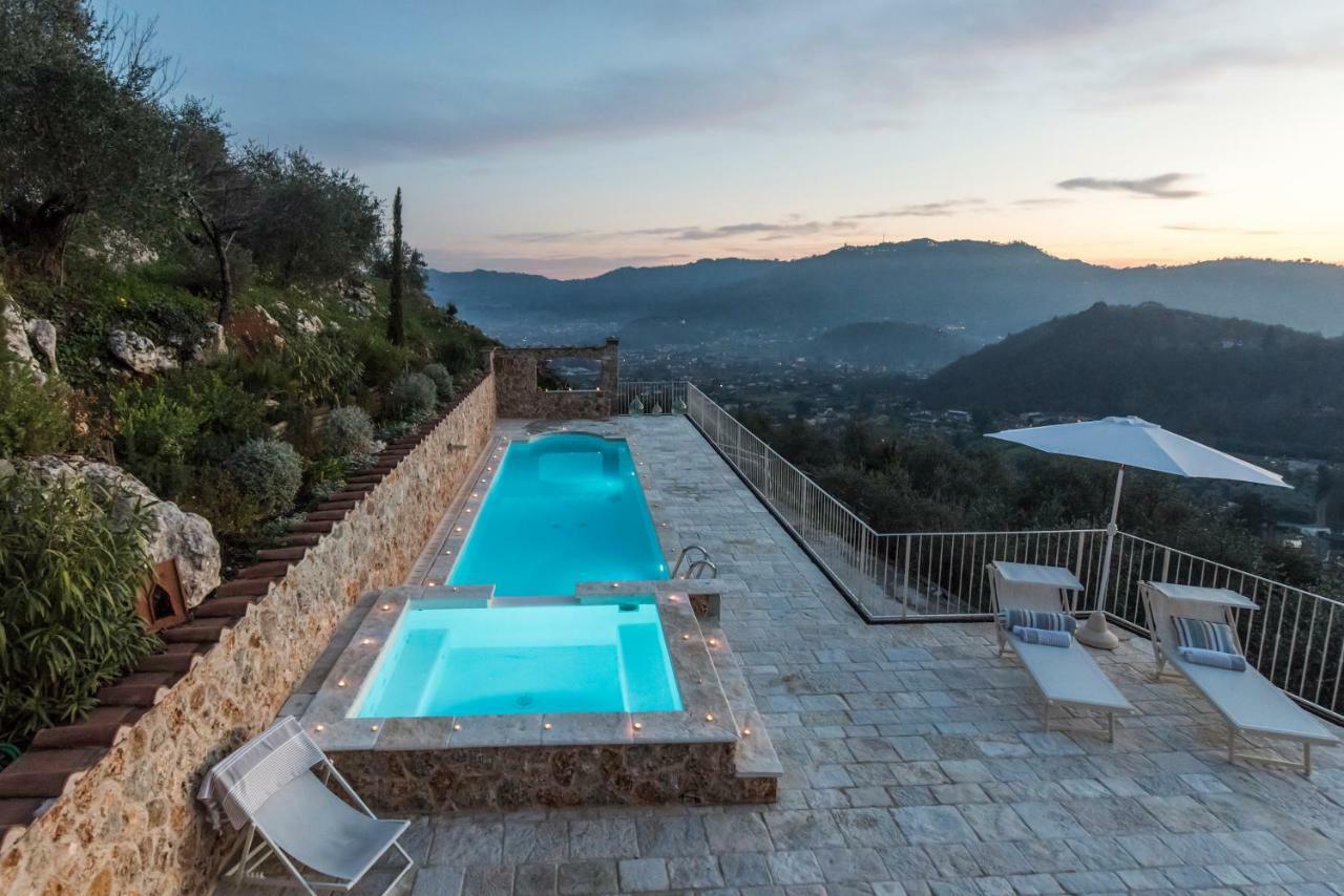 Charming Farmhouse In The Hills, Private Pool, Sea View, Dream Panorama كامايوري المظهر الخارجي الصورة