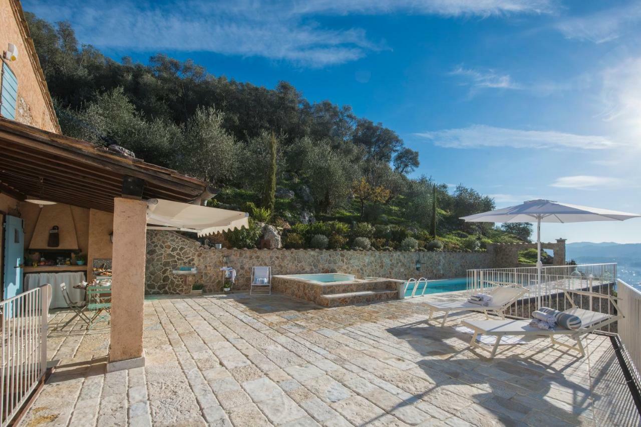 Charming Farmhouse In The Hills, Private Pool, Sea View, Dream Panorama كامايوري المظهر الخارجي الصورة