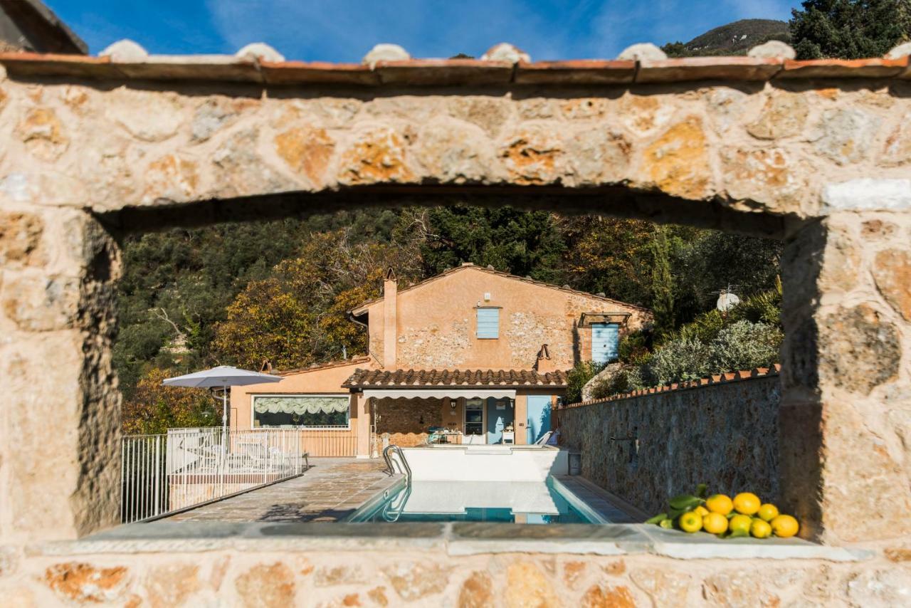 Charming Farmhouse In The Hills, Private Pool, Sea View, Dream Panorama كامايوري المظهر الخارجي الصورة